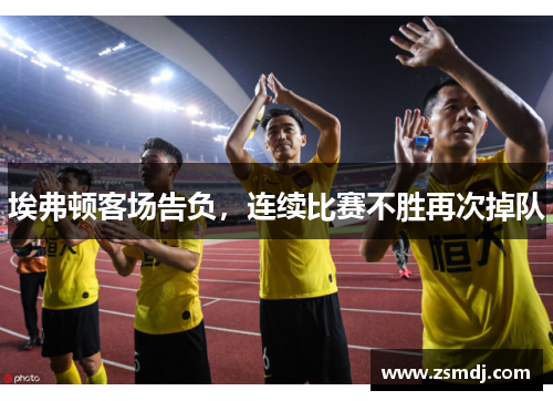 埃弗顿客场告负，连续比赛不胜再次掉队